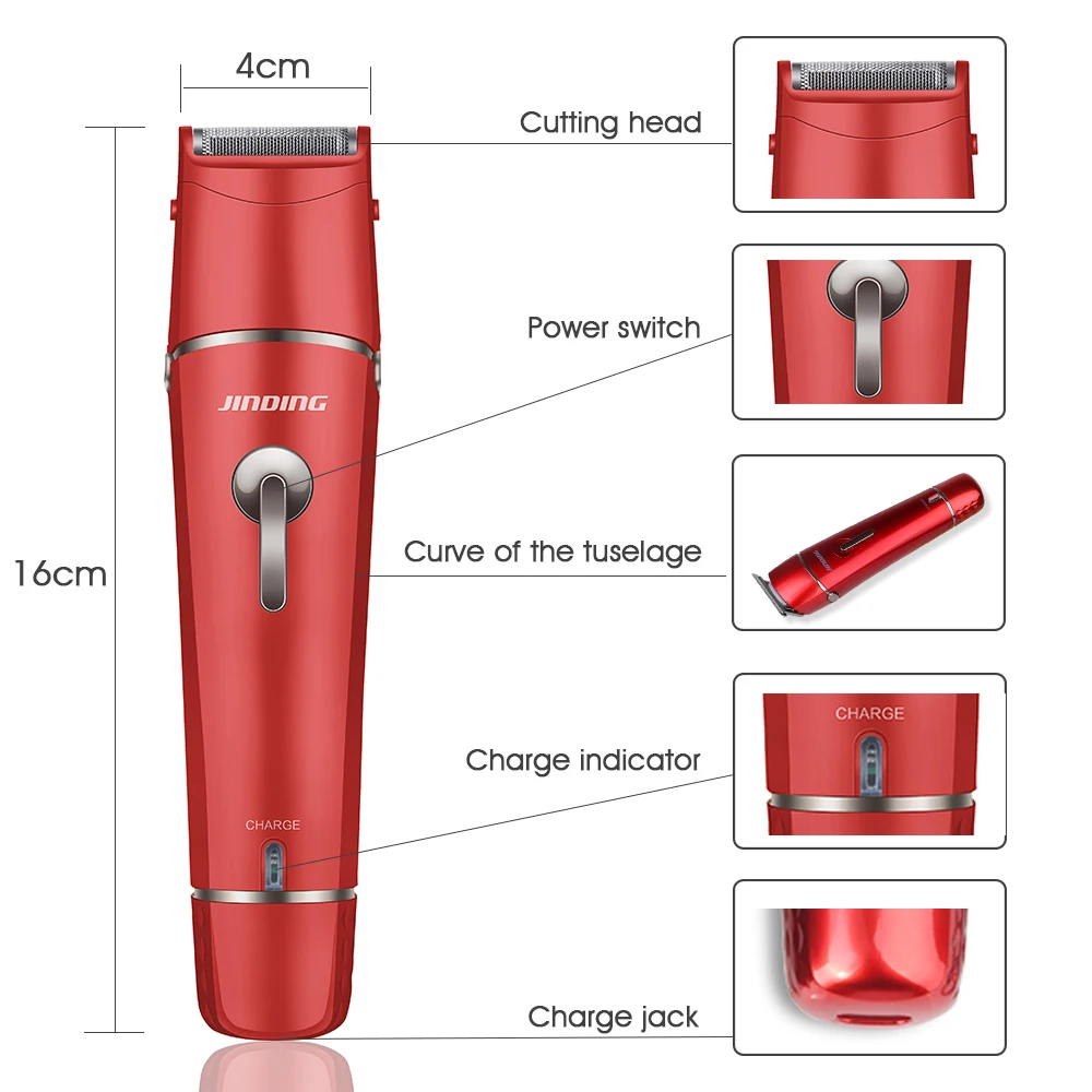 110-240V 5-in-1 USB Waterproof Electric Shaver Hair Clipper