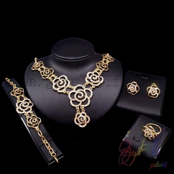 

Yulaili 2017 Fashion Newest Jewelry Set Wedding Party Supplies Magnificent style