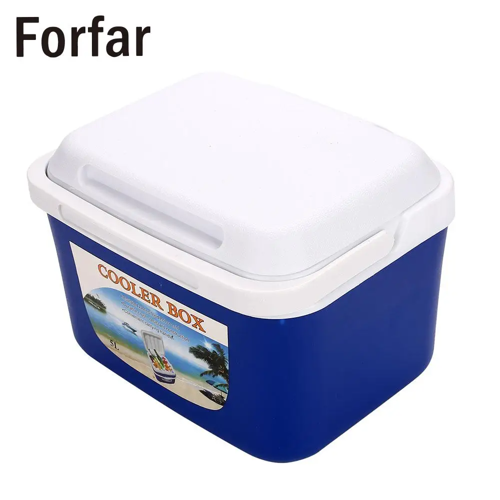 

Cold Preservation Box Durable Outdoor Wear Protection Refrigeration Kit 5L Pe Plastic Fresh Box Camping Fresh Box Portable