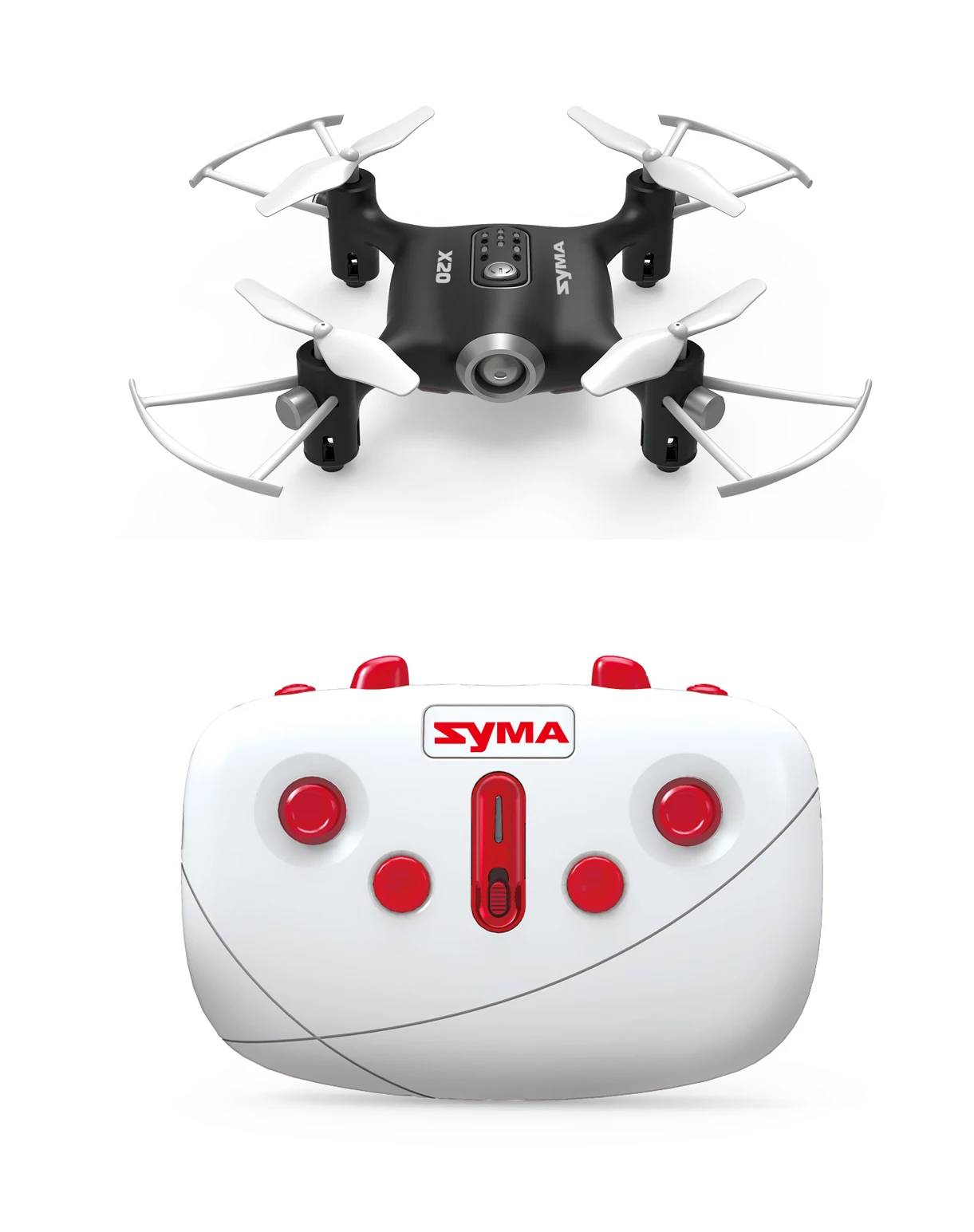 Syma X20 Мини RC Квадрокоптер 4 канала 2,4G Безголовый режим удержания высоты Черный Самолет Карманный Дрон игрушки Великобритания