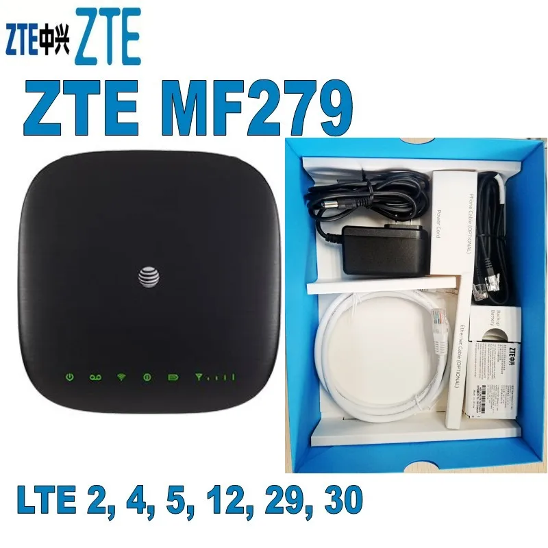 Lot of 10pcs Smart Hub Support B2 B4 B12 AT T LTE Wireless Internet Router Home Phone with Lan ZTE