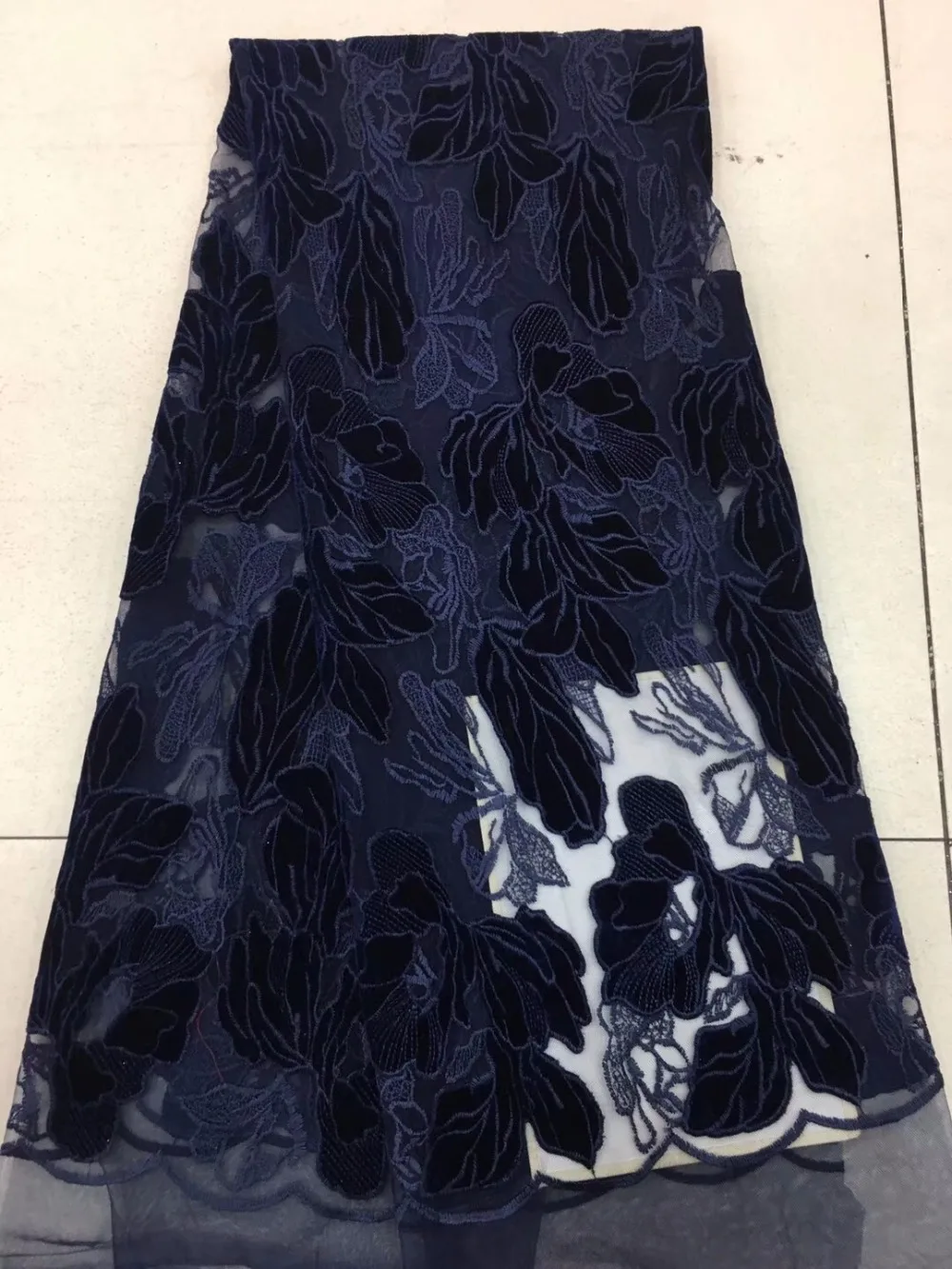 

2018 african velvet lace fabric !High quality African lace fabric!Free shipping net lace cloth