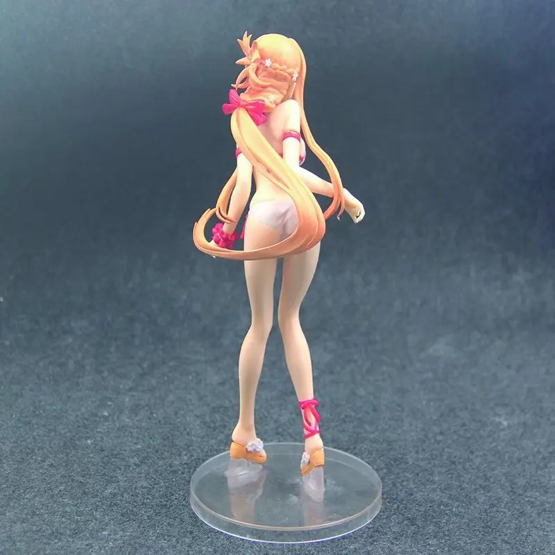 Аниме Sword Art Online SAO Yuuki Asuna сексуальный купальник Ver. 1/7 Масштаб Окрашенные ПВХ
