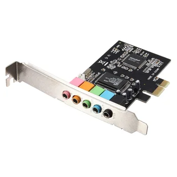 

YOC-PCI Express PCI-E 5.1 Channel 3D Audio 6 Channels Digital Sound Card For win XP