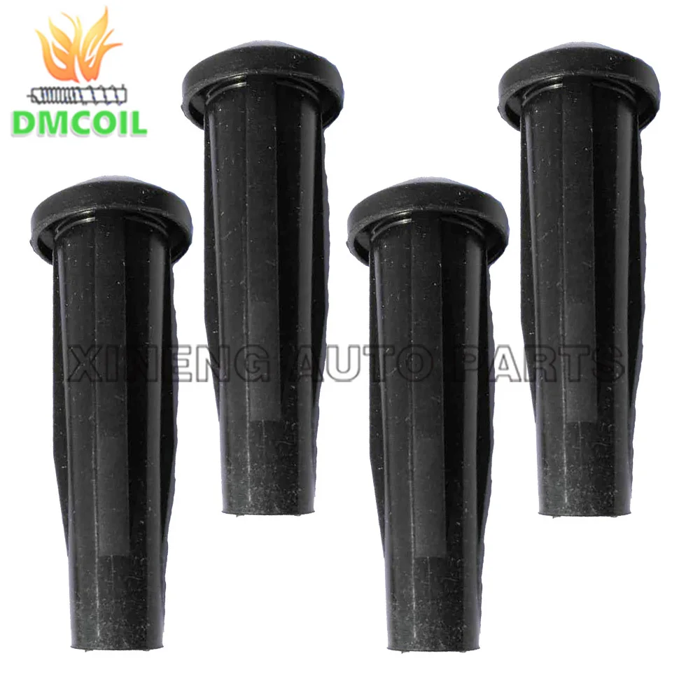 

4 PCS IGNITION COIL RUBBER BOOTS FOR FORD FOCUS C-MAX MONDEO VOLVO S40 V50 MAZDA3 TRIBUTE 1.8L 2.0L 2.3L 4M5G12A366BD LF1618100B