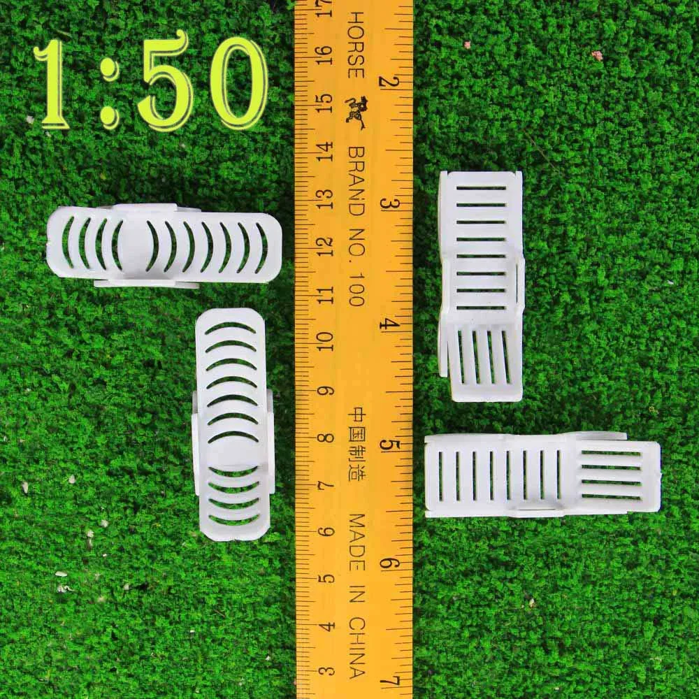 12 шт. модель поезда железнодорожный макет 1:50 1: 75 1:100 Шезлонги Пляжные стулья диван о OO TT Весы tys17 Пластик модель пляжи - Цвет: 50