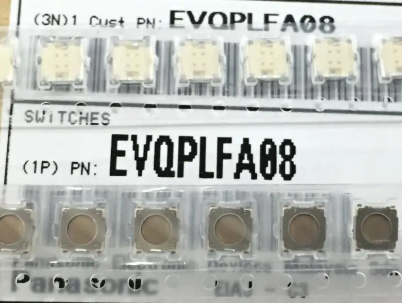 20 шт./лот пятно EVQPLFA08 чиповый переключатель, 5*5*0,8 мм впаиваемый переключатель