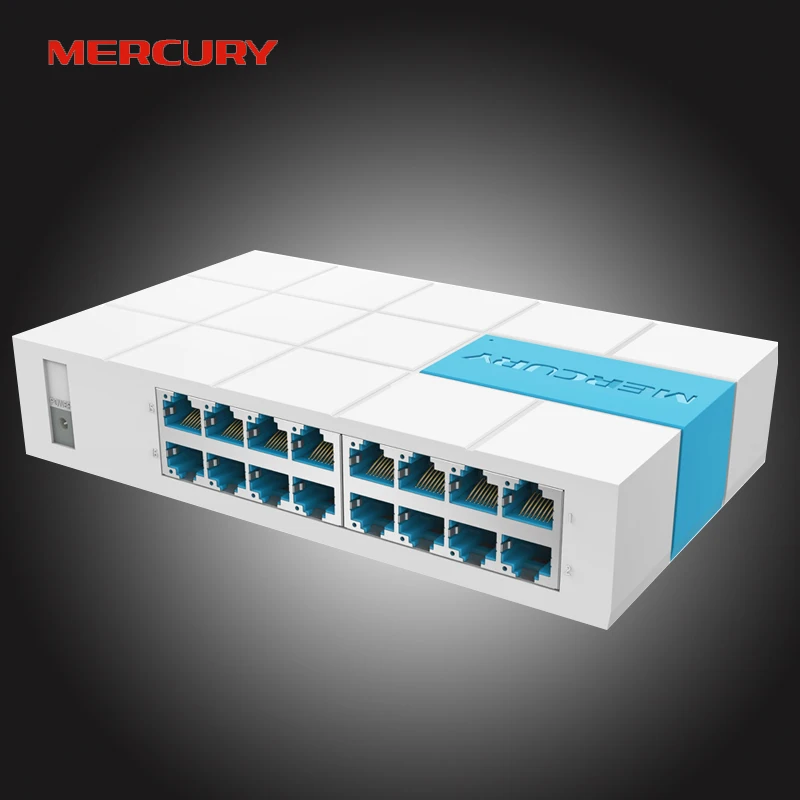 Mercury S116M 10/100 Мбит/с 16 Порты Fast Ethernet LAN RJ45 Vlan сетевой коммутатор Switcher концентратор