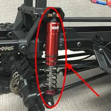 Сплав 90 мм амортизатор подходит Hraxxas T4 Defender Land Rover Defender D110 SCX10 II трактор для езды по скалам 1/10 RC D90 Cherokee AX90047 46