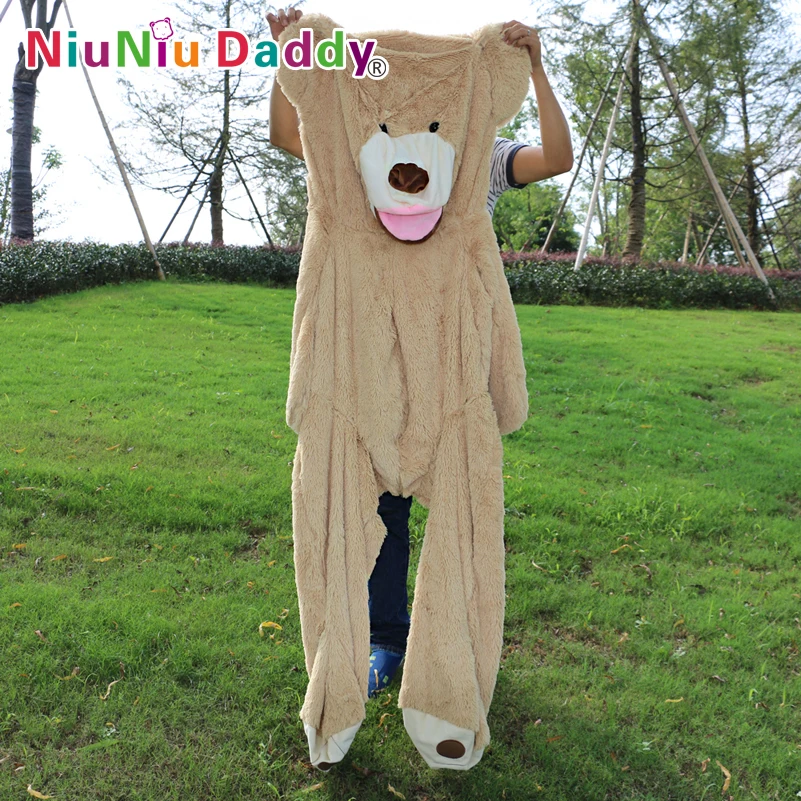

120cm to 260cm giant bear skin toy American Bear plush Teddy Bear bearskin plush fabric plush toy