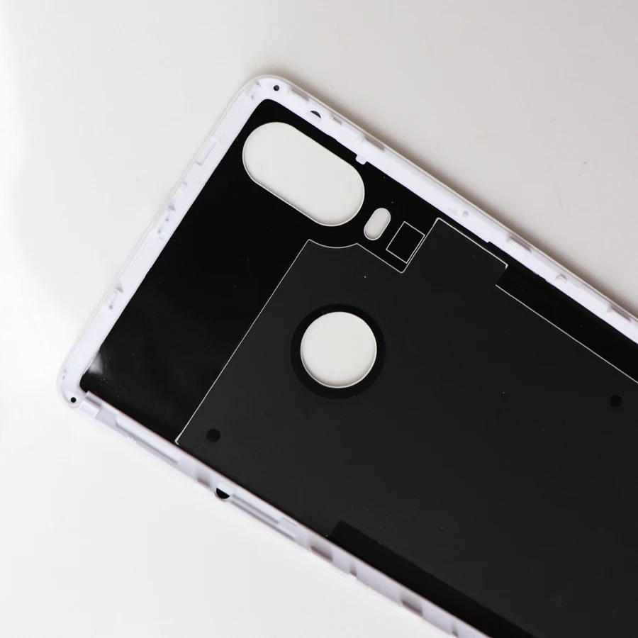 Батарея чехол для BQ Aquaris X2 Pro задняя дверь Корпус силиконовый чехол для BQ Aquaris X2 Pro задняя дверь Чехол Белый