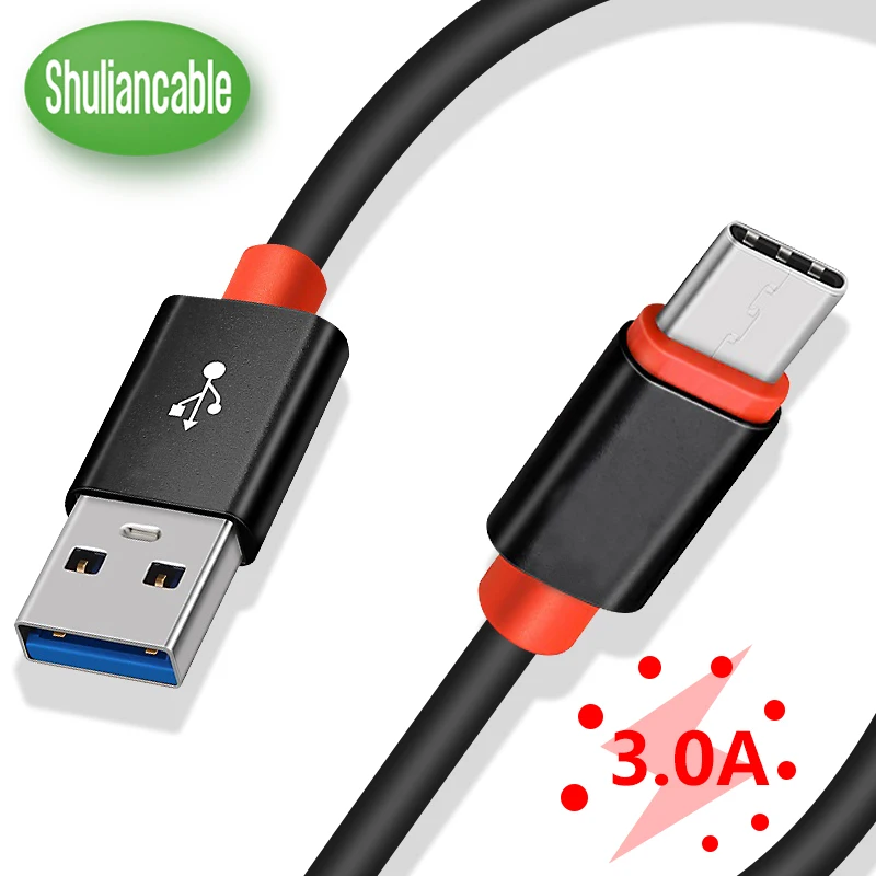 Кабель Shuliancable 3 0 Type C для быстрой зарядки и передачи данных Huawei Samsung Galaxy S9 xiaomi redmi note