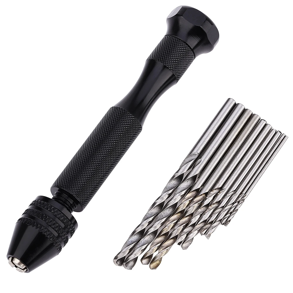 1MM 3MM 11pcs High Speed Steel Hand Twist Drill Rotary Tool High