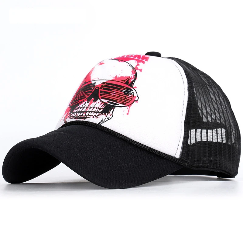 

HIPHOP 6 Styles 2019 Unisex Acrylic 5 panels Adjustable Baseball Cap Summer mesh caps Snapback Baseball Cap Men Fitted Hats Caps