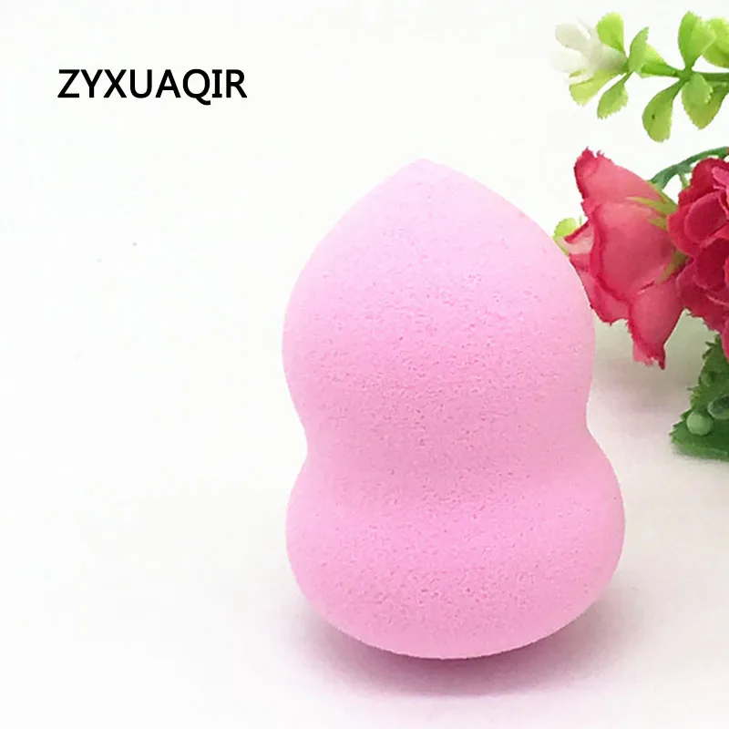 Губка для макияжа Профессиональный косметический спонж для отбеливающий увлажняющий bb-крем для макияжа Мягкая губка для воды оптом - Цвет: pink gourd