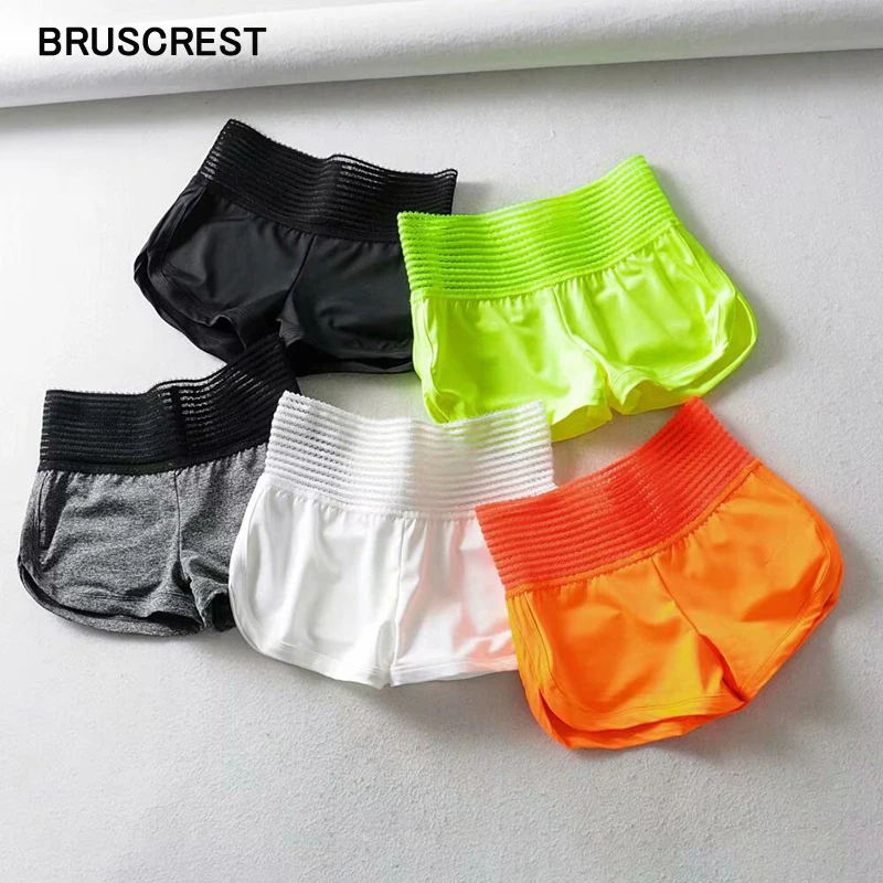 

Summer vintage biker shorts women neon green orange high waist shorts white black booty shorts short mujer feminino mini shorts