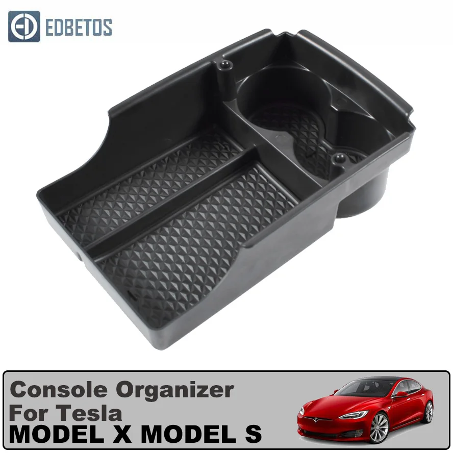 

Armrest Storage Box for Tesla Model X Model S Central Console Organzier Stowing Tidying Storage Holder Tray Containe