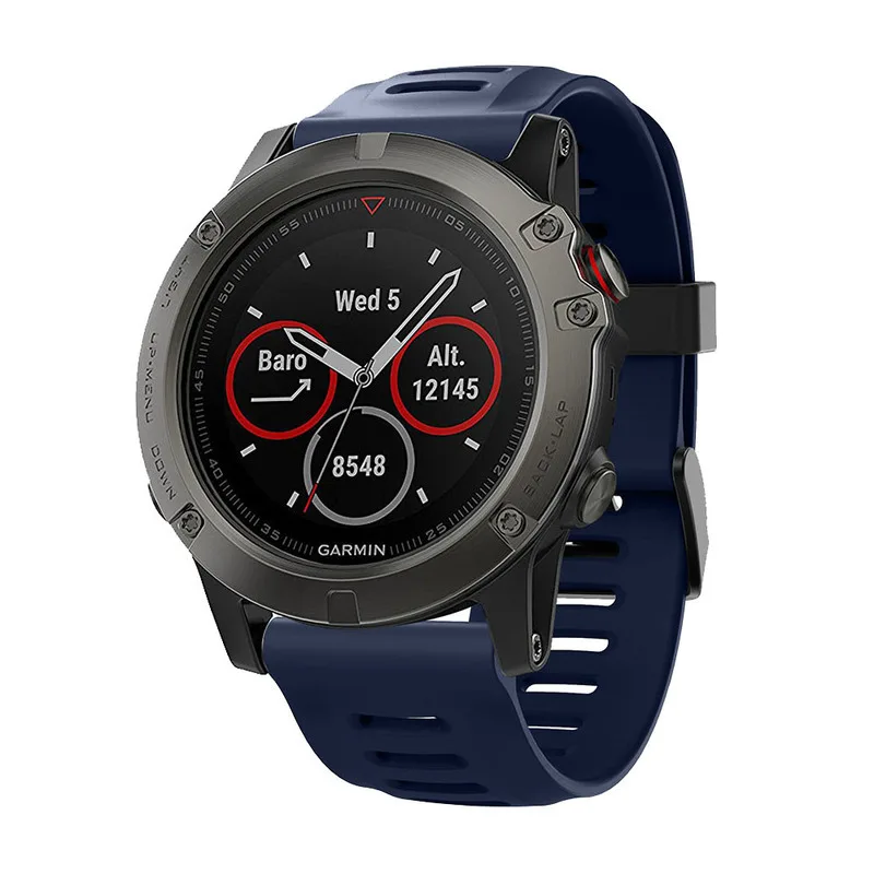 26 22 20 мм ремешок для часов Garmin Fenix 5X5 5S Plus 3 3 HR Forerunner 935 часы Quick Release силиконовый легкий ремешок на запястье