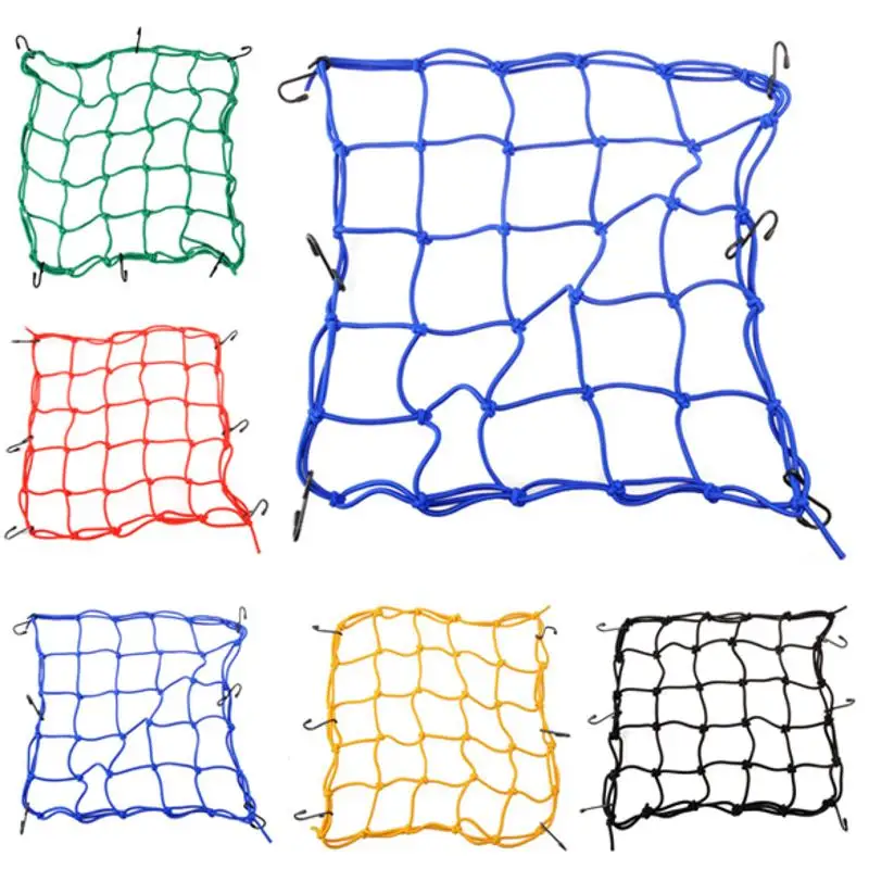30*30 см 6 крючков мотоциклетная велосипедная грузовая веревка для шлема багажная сеть для хранения груза Мото Аксессуары