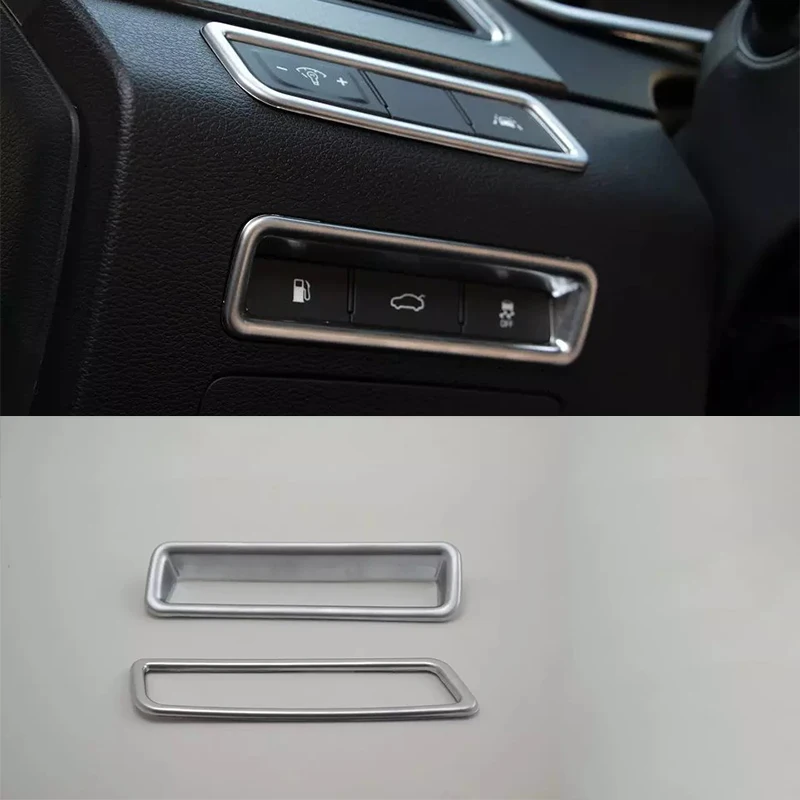 

Car Accessories Interior Decoration ABS Head Lamp Central Control Cover Trim For Hyundai Sonata 2015 Car Styling