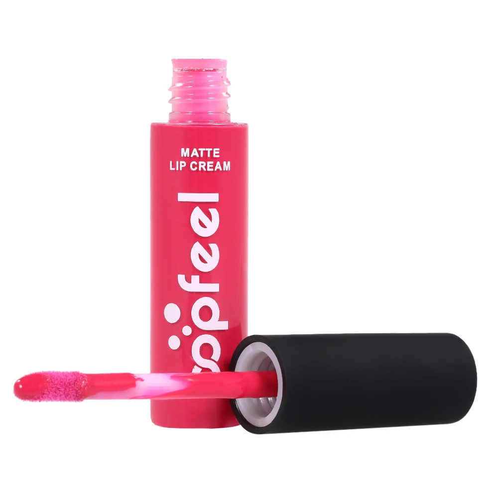 Popfeel 1 шт. водостойкий матовый блеск для губ Lipsitck долговечные гладкие губные палочки Увлажняющий блеск для губ 12 цветов - Цвет: 1