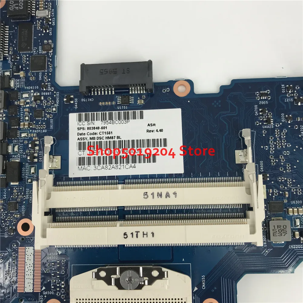 Материнская плата для ноутбука HP ProBook 650 G1 640 803849 601 001 501|Материнские платы