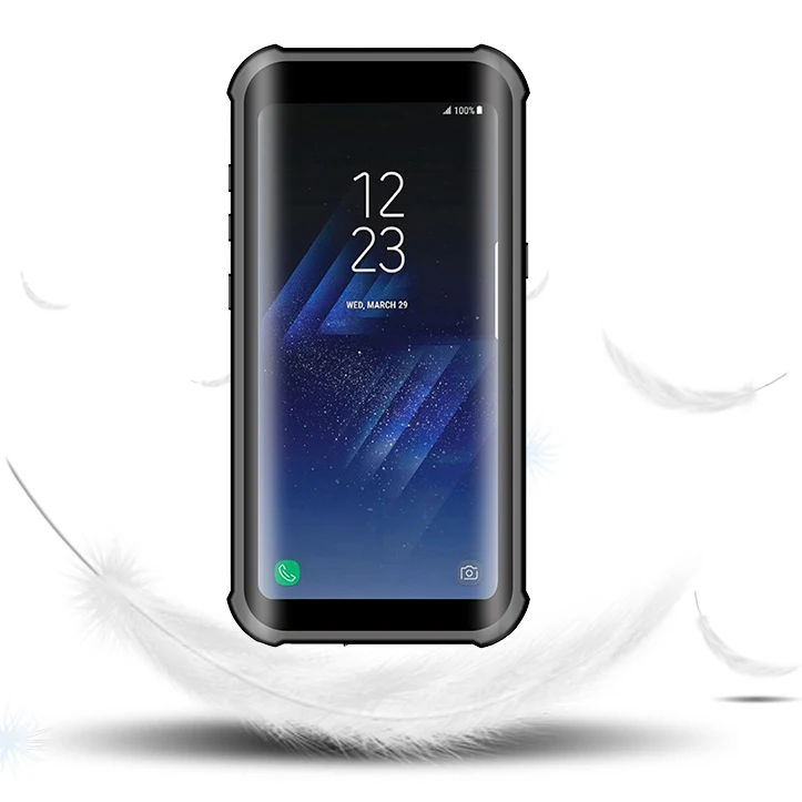 Настоящий IP68 Водонепроницаемый чехол для samsung Galaxy S8 Plus S8 чехол для подводного плавания 360 полная защита Роскошный тонкий чехол с подставкой