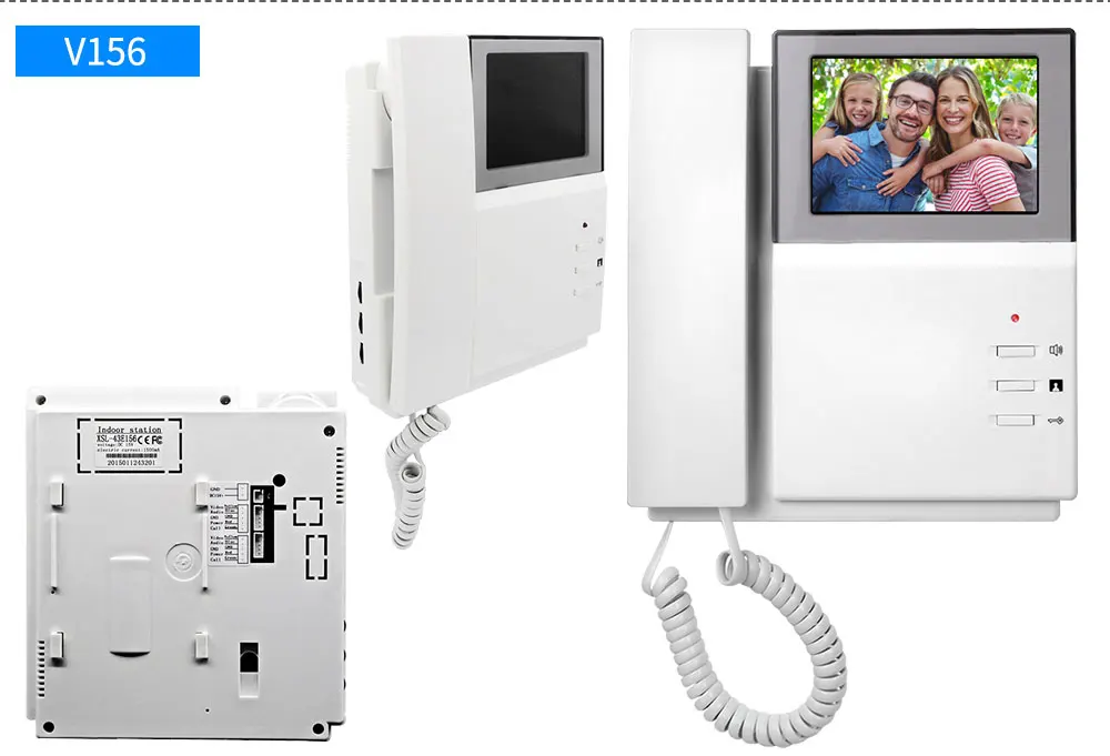 Porteiro para Casa Cor de Vídeo Polegada Tft-lcd Porta Telefone Campainha Intercom Sistema Monitor Interno Tela Vídeo 25 Ringtone Obo 4.3 11 porta telefone campainha intercom sistema monitor interno