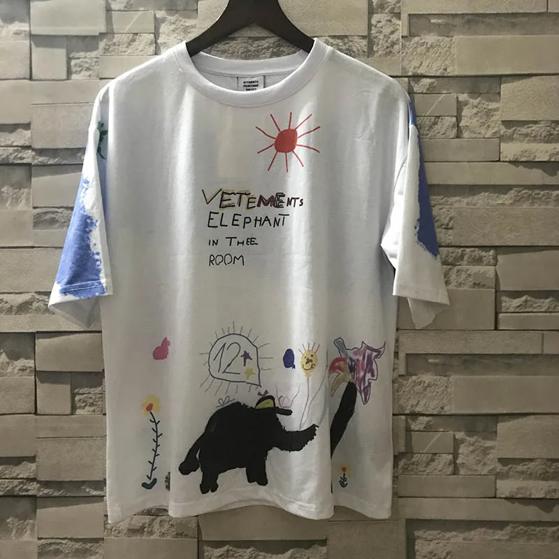 vetements graffiti shirt