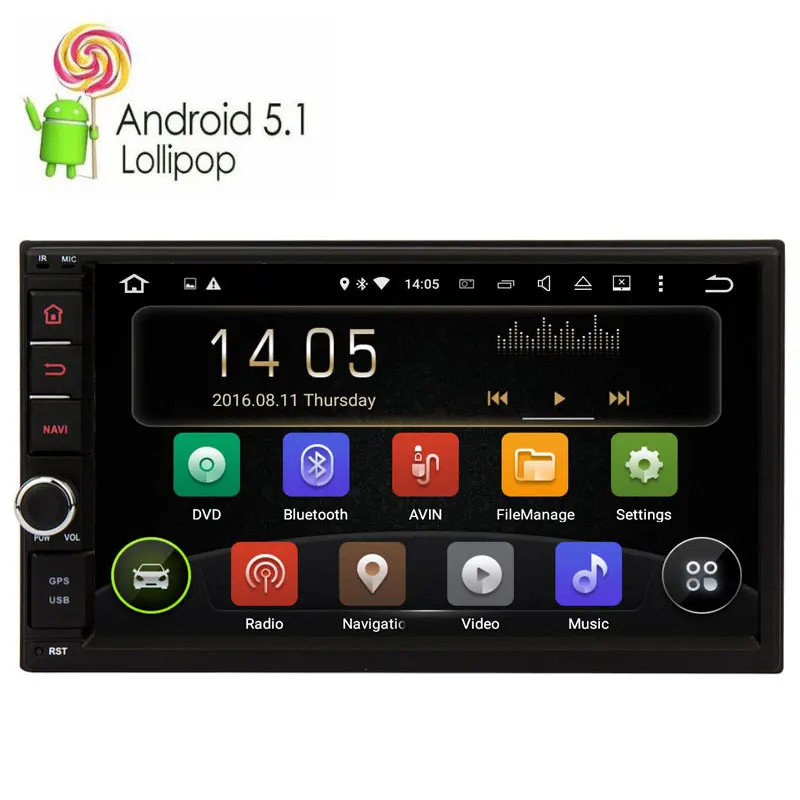 7 'ƈ Din универсальное Радио HD Android 9 0 OS автомобильный мультимедийный плеер с Wifi