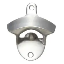 Горячая Мода 1 шт. Нержавеющая Сталь Настенная Панель Крепления пивная стеклянная крышка открывашка для бутылок с винтами крутые кухонные барные инструменты