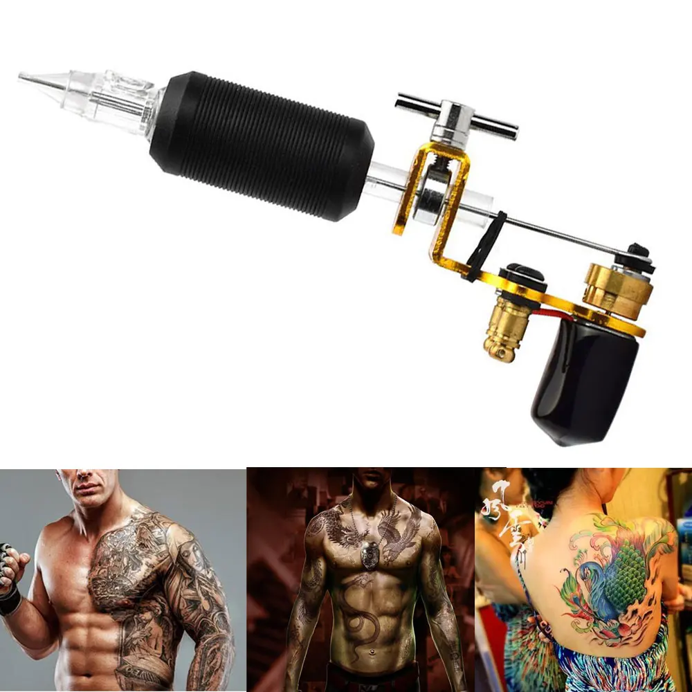 

Tattoo Guns Tattoo Machine Shader & Liner Assorted Tattoo Motor Tool Kits Supplies Pro Gold Color Tattoo Art Guns
