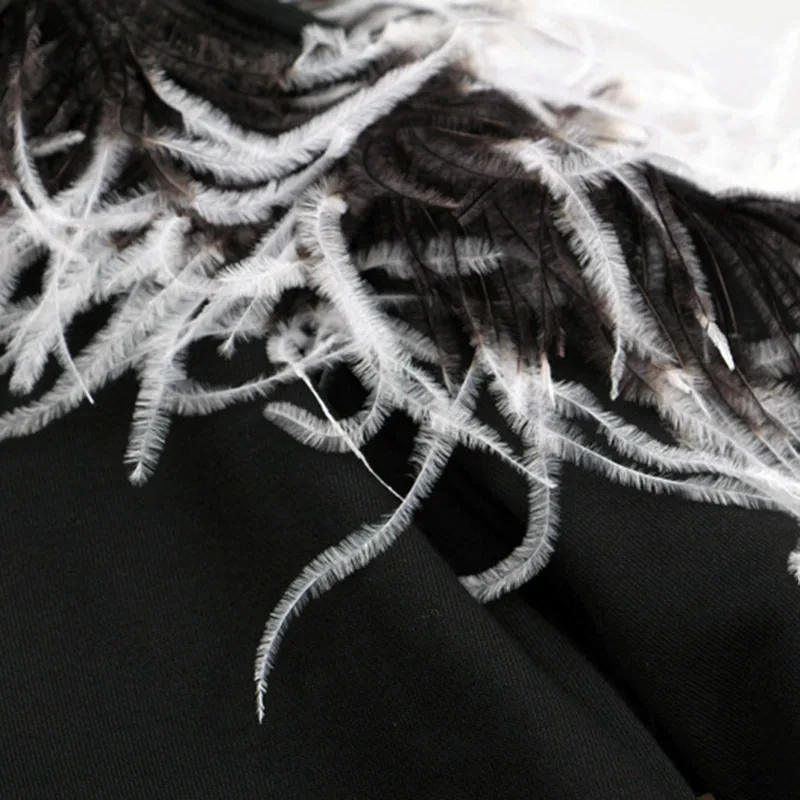 Свитер с капюшоном TWOTWINSTYLE весенний ассиметричный длинным рукавом|women hooded|hooded