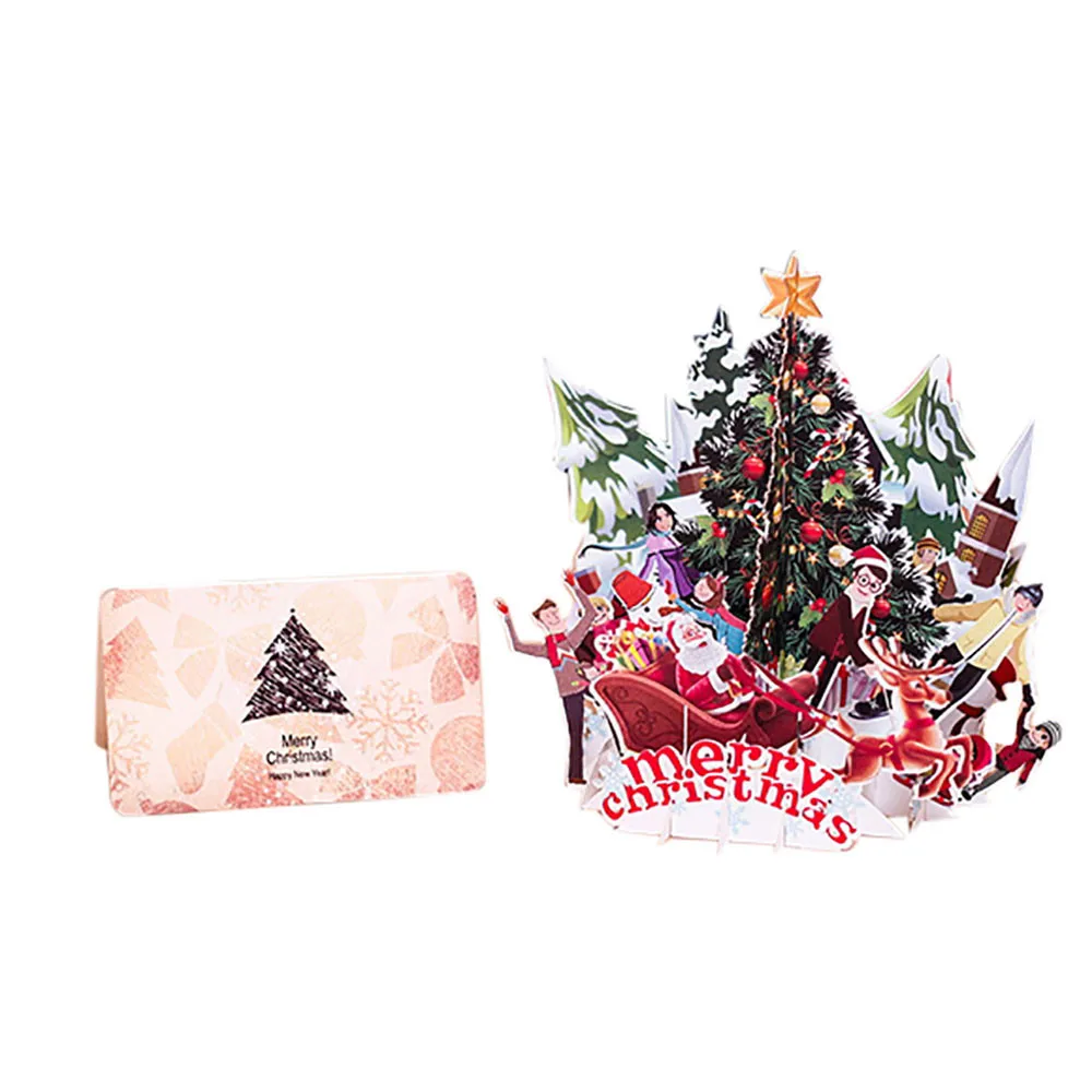 3d pop up card christmas party holiday merry christmas holiday party cards