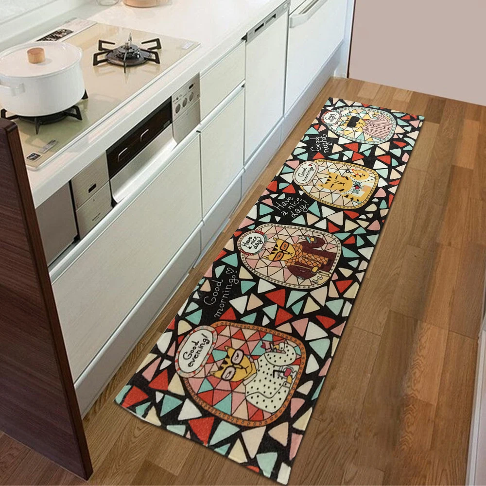 Yazi Flannel Cartoon Cat Kitchen Rug Runner Bedroom Area Carpet Mat Yazi Flannel Cartoon Cat Kitchen Rug Runner Bedroom Area Carpet Mat Indoor Entrance Doormat 45x135cm Tapete In From Home Garden On Aliexpress