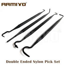 Armiyo страйкбол двусторонний нейлоновый набор пикапов ствол чистящие аксессуары комплект для стрельбы 205 мм длина 4 шт./компл