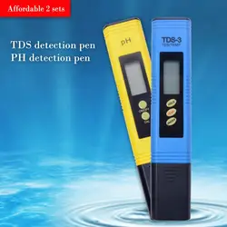 Комбинация аквариум кислотность воды автоматической калибровки точности 0.01 рН-метр ph-02 + TDS Monitor метр Титан сплава зонд