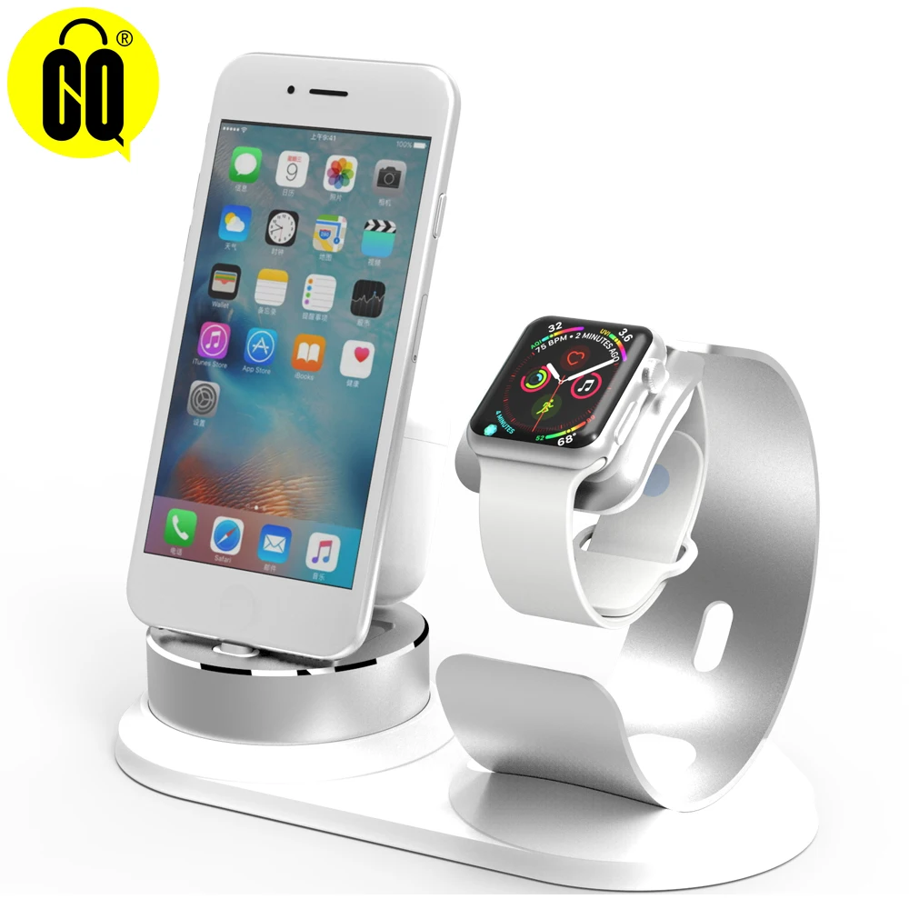  Multifunction Charging Dock Station Cradle Stand Holder Charger For iPhone X XR XS Max 8 7 6S 6 Plu