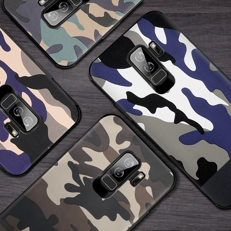 Оригинальный чехол MOFi S9 + для Samsung Plus задняя крышка камуфляжный узор ударопрочный