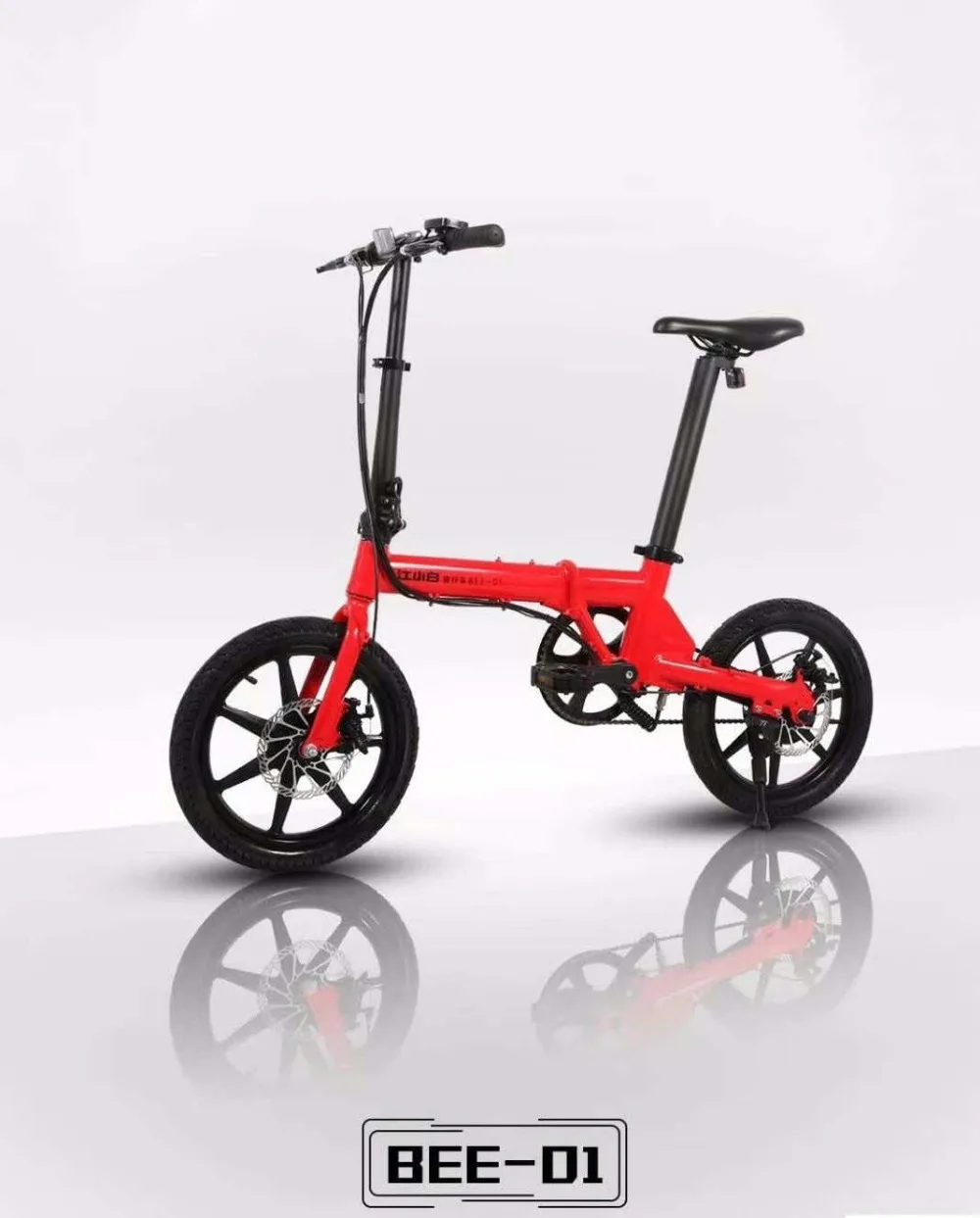 Excellent Intelligent electric bicycle BEE-01 16inch 36v 250W motor 5.2AH lithium battery 18650 cell folding bike with intelligent display 2