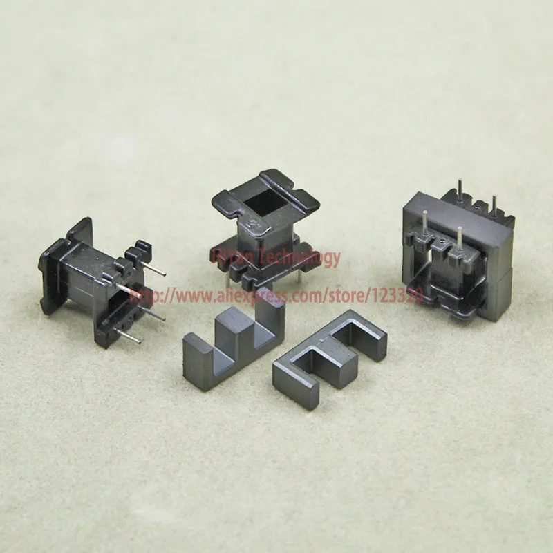 

20sets/lot EE16 PC40 Ferrite Magnetic Core and 2 Pins + 2 Pins Plastic Bobbin Customize Voltage Transformer