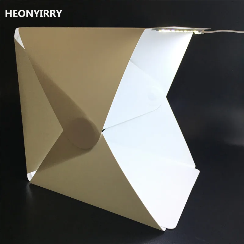 

Portable Folding Lightbox Photography Studio Softbox LED Light Soft Box Tent Kit for DSLR Camera Photo Background