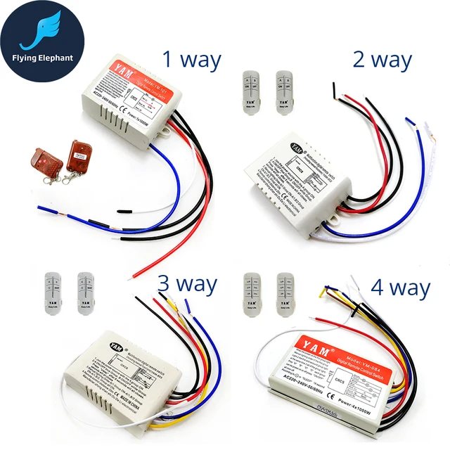 Original Yam 1 4 Channels Smart Remote Dual Controller Double Original Yam 1 4 Channels Smart Remote Dual Controller Double Lighting Control Wireless Light Switch