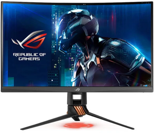 ROG Swift PG27VQ изогнутый игровой монитор 27 дюймов 2K WQHD(2560x1440), разгонный 165 Гц, 1 мс, G-SYNC, технология Aura Sync