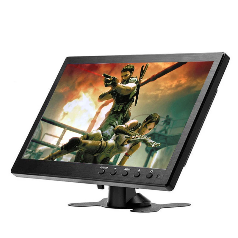 

10.1"LCD Portable HDMI Monitor 1920x1200 Screen VGA Interface Build in Speaker Home Security System for Game Console/Raspberry