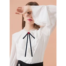 Европейский стиль с бантом для свадьбы полиэстер розовый бант для женщин галстук-бабочка классическая одежда для шеи лента бабочка рубашка аксессуары