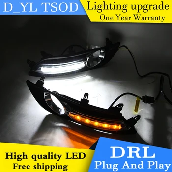 

D_YL car styling For Nissan sylphy LED DRL For sylphy led fog lamps daytime running light High brightness guide LED DRL A style