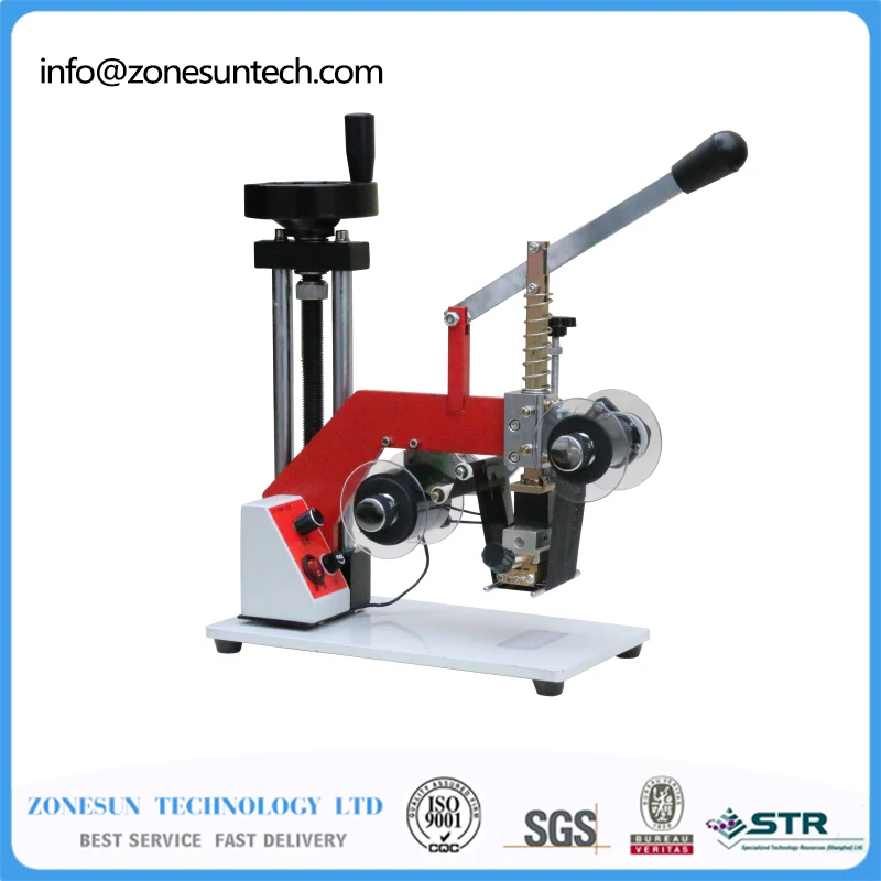 

ZY-RM5-E(2) Color Ribbon Hot Printing Machine,date code ribbon printer,Hot foil stamping machine,batch number foil embossor