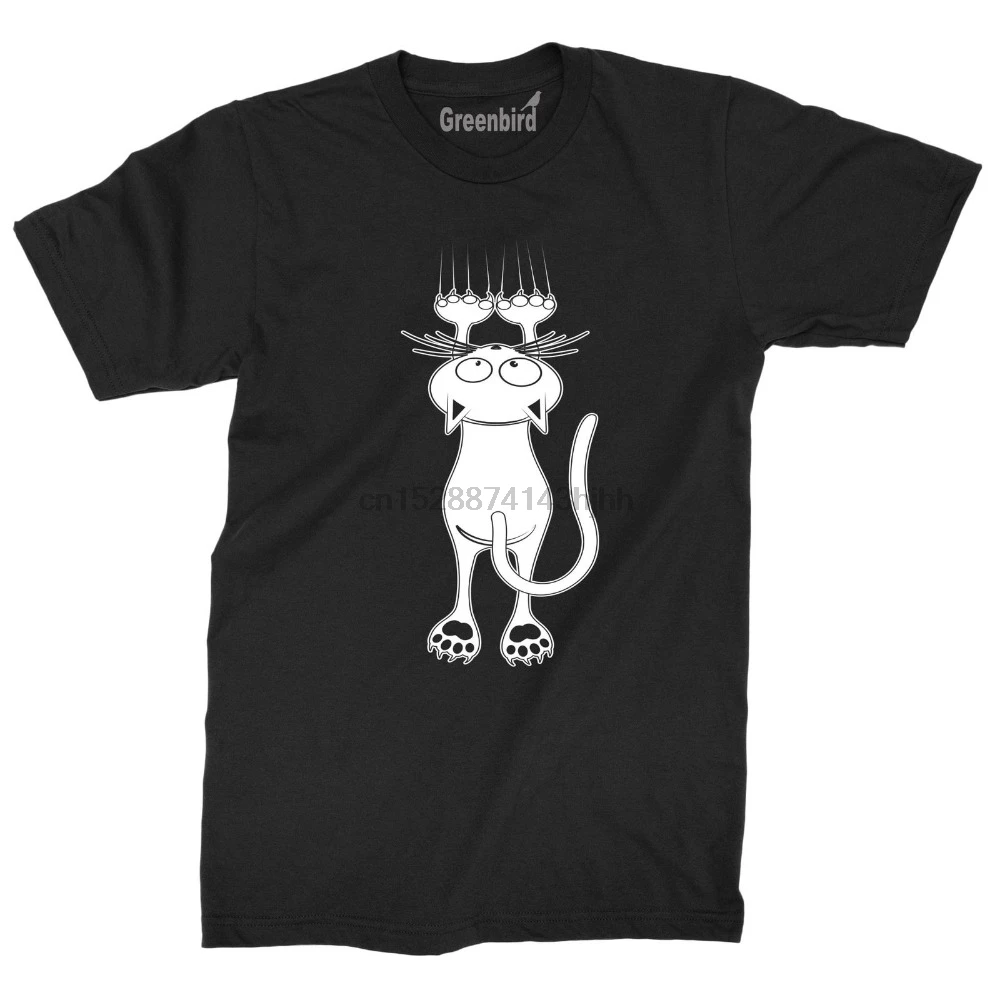 19 Nouveau 100 Haut En Coton Qualite Chat Chute T Shirt Drole Ete Vacances Chaton Animal Sauvetage 100 Coton T Shirt Hommes Ete Aliexpress