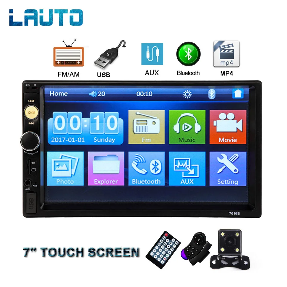LAUTO 2 Din font b Car b font font b Radio b font 7 Touch Mirrorlink